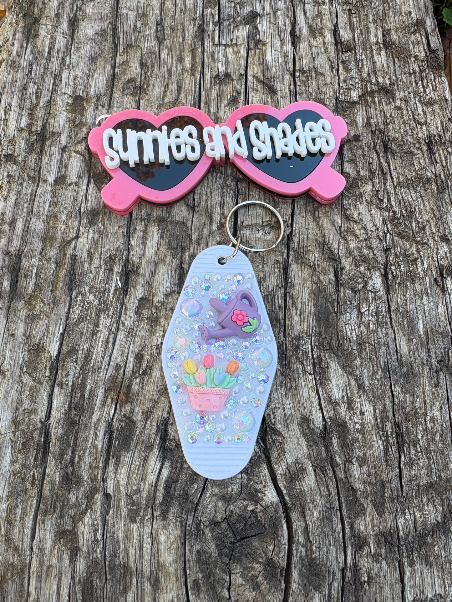 RTS - Flower pot Keychain