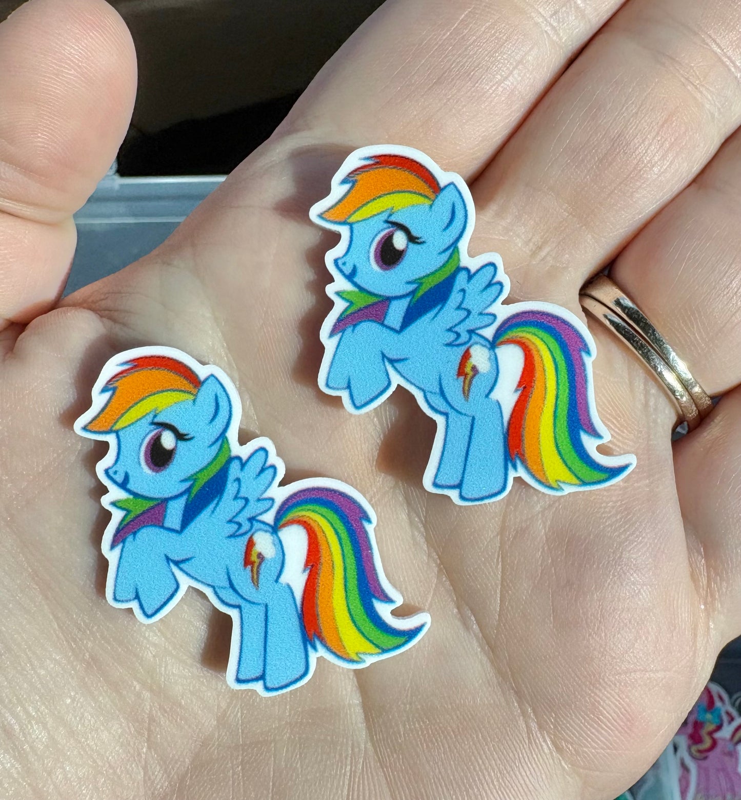 Blue pony