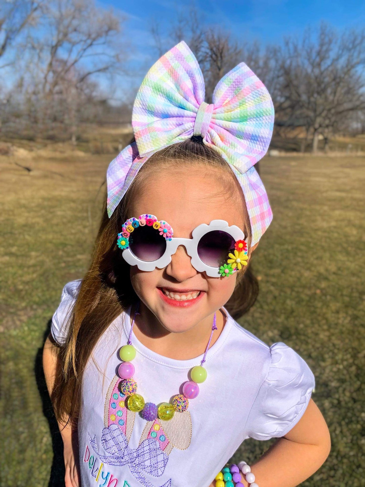 Colorful Floral Name Sunnies
