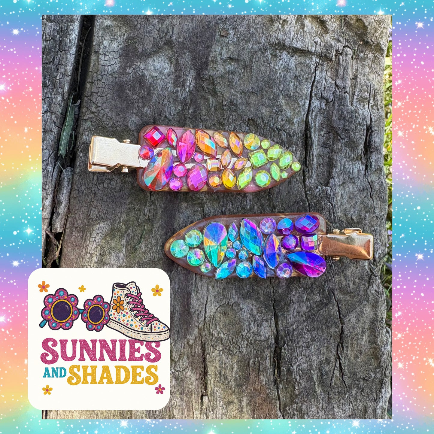 Rainbow Snap Clips
