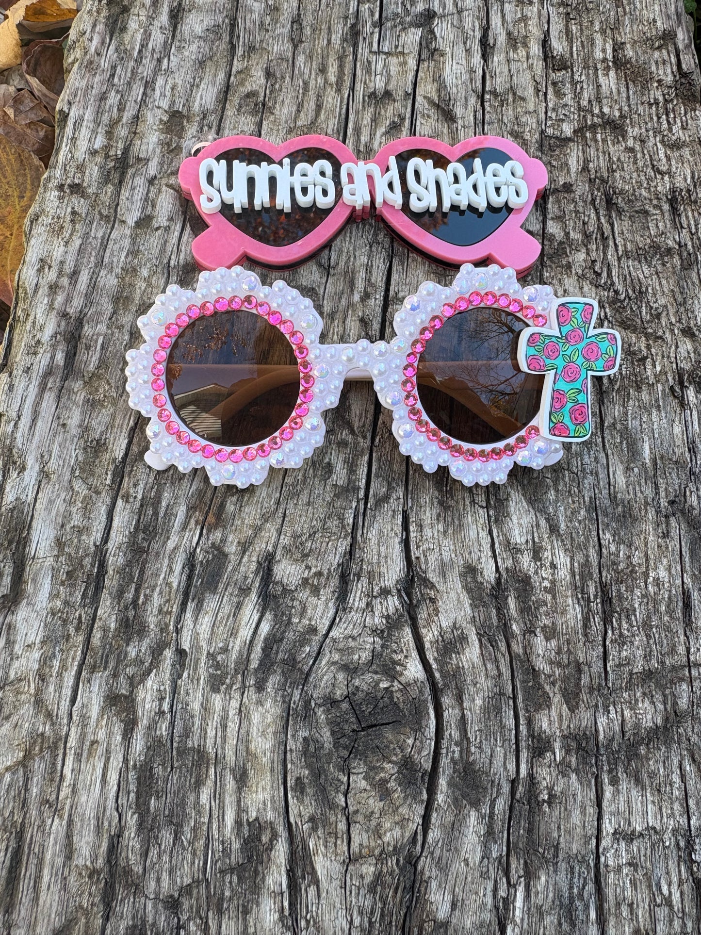 RTS - Floral Cross Sunnies (Toddler)