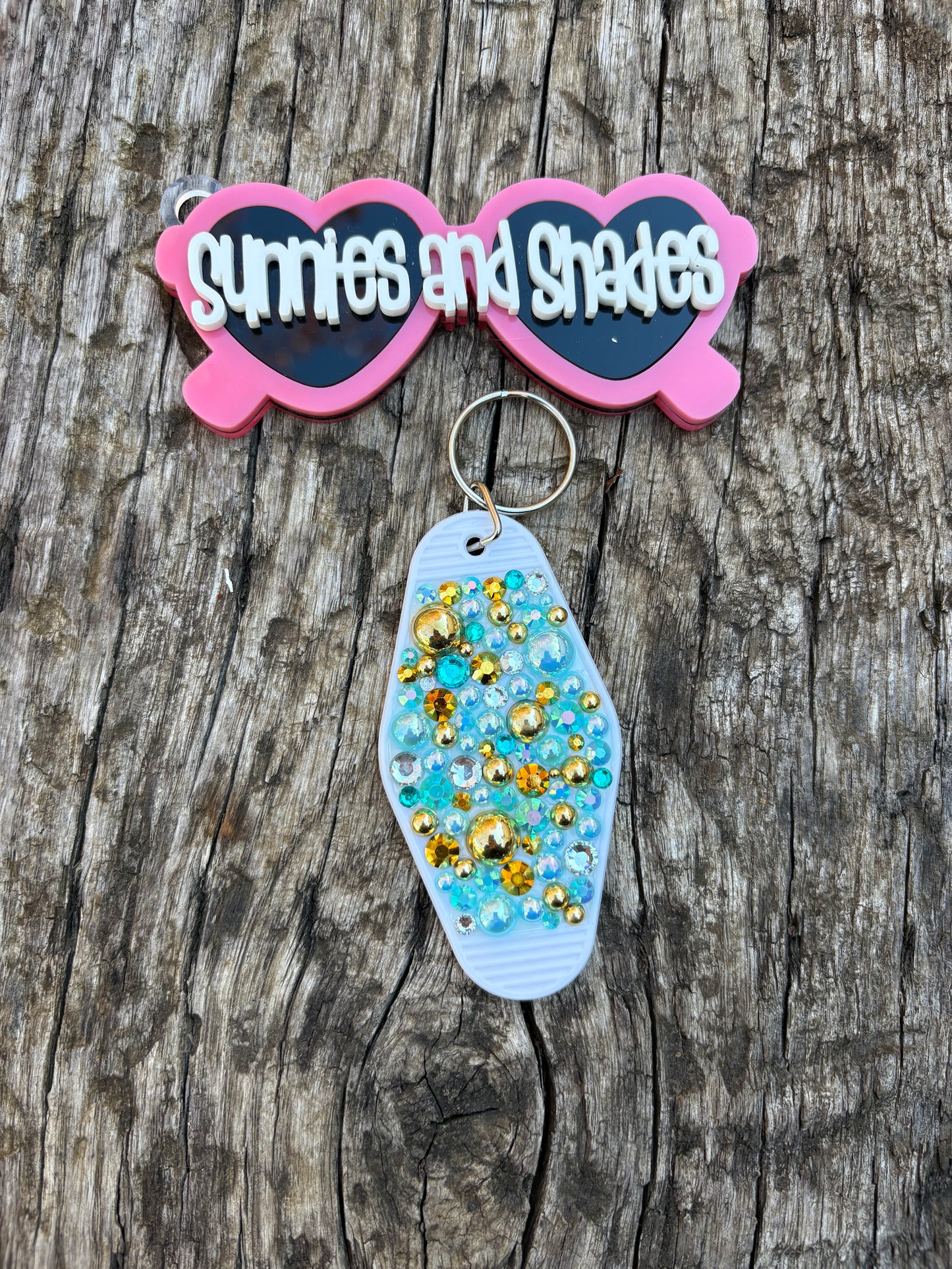 RTS - Blue/Gold Keychain